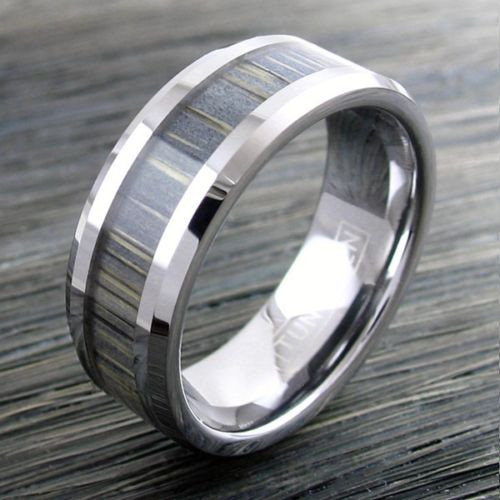 8 mm Black Tungsten Mens Wedding Bands Utopia