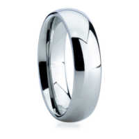 6 mm Highly Polished Tungsten Band "Newry"