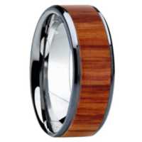 8 mm Tungsten & KOA Wood "Dexler"