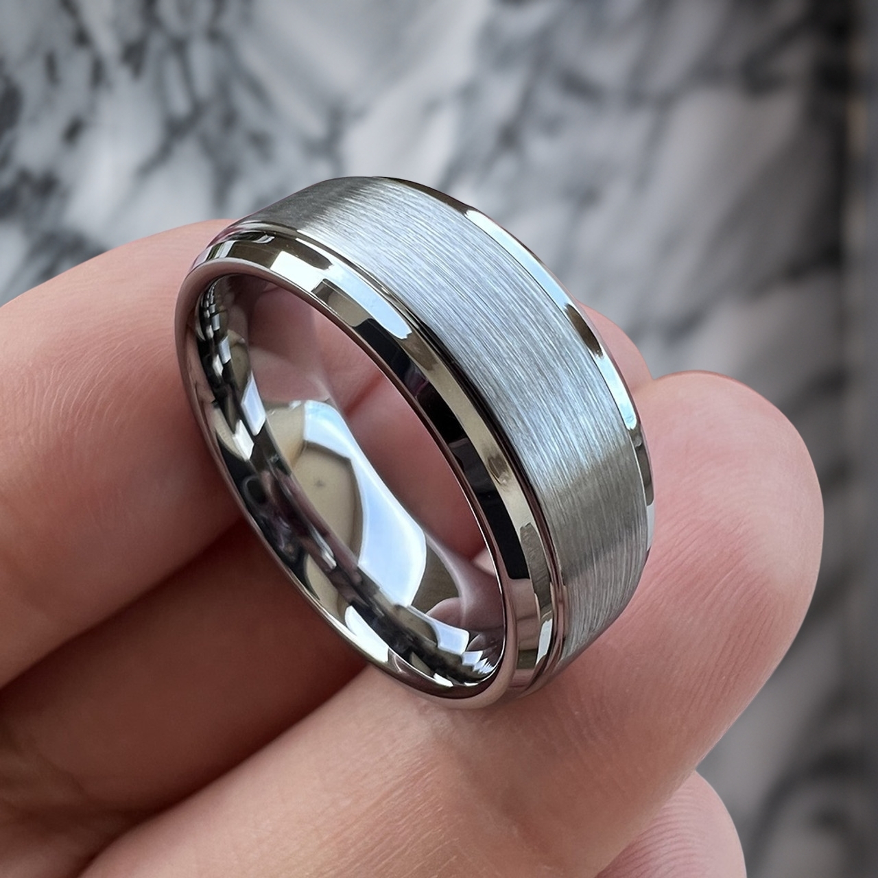 Mens 8mm wedding band hotsell
