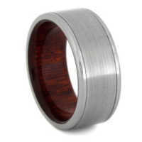 8 mm Titanium & Bloodwood Sleeve "Trenton"