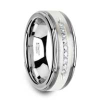 .27 cwt Diamond Silver/Tungsten Ring "Antipas"