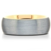 8 mm Tungsten Rings - Yellow Gold Sleeve "Eaden"