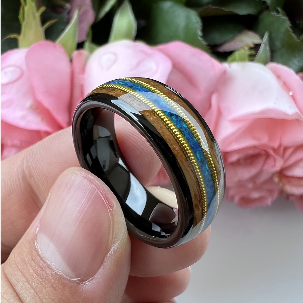 Blue opal rings for sale deals